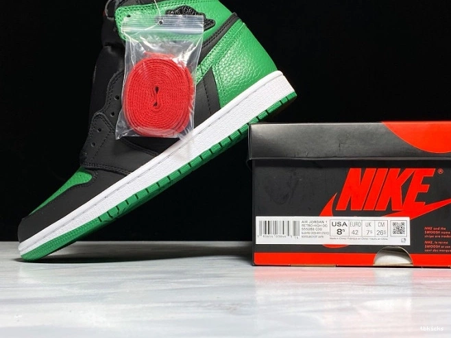 Cheap TBK Air 1 Pine 555088-030 Green Jordan High 0821